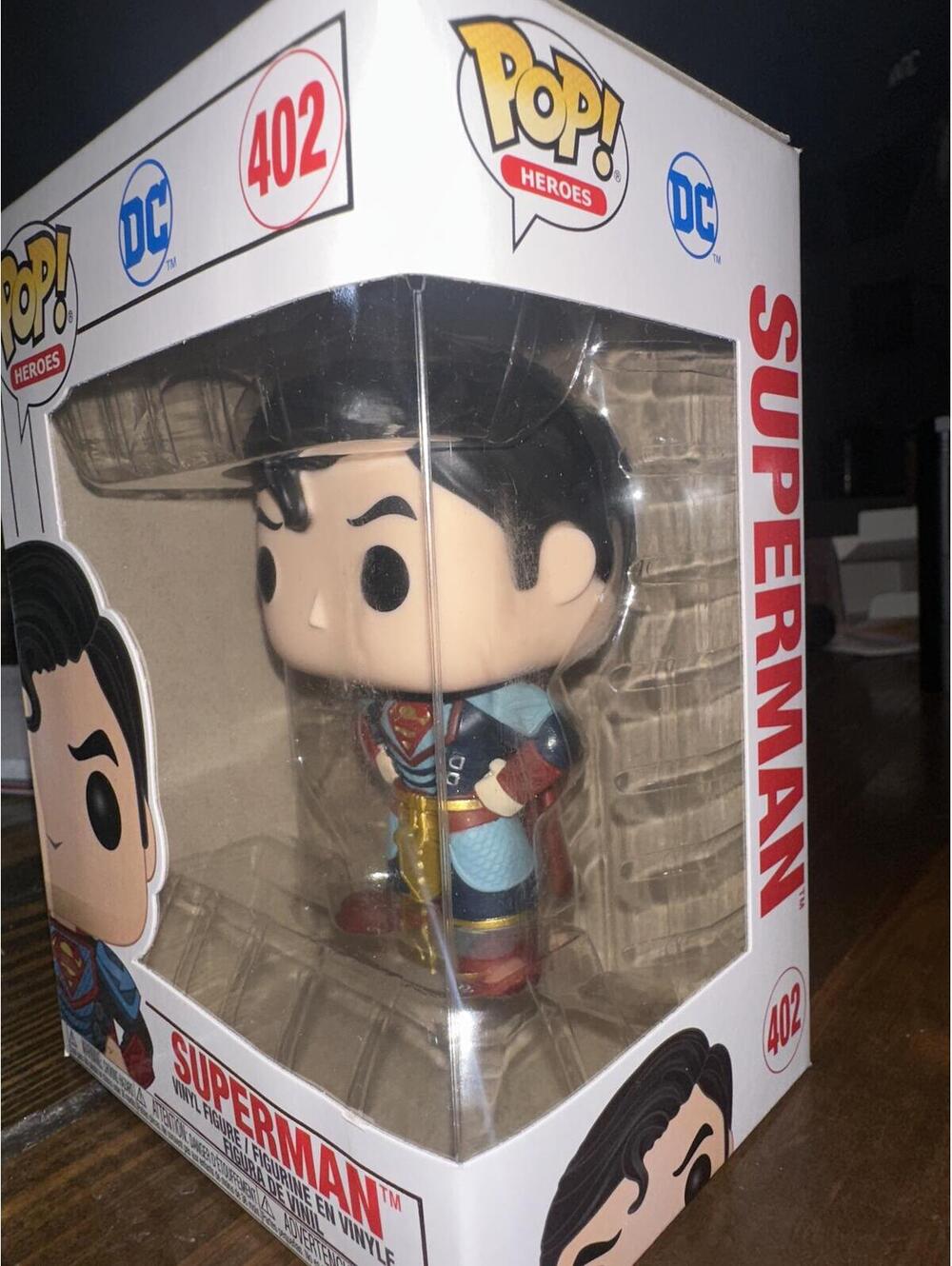 Funko Pop! Heroes DC Superman #402 Vinyl Figure in Box